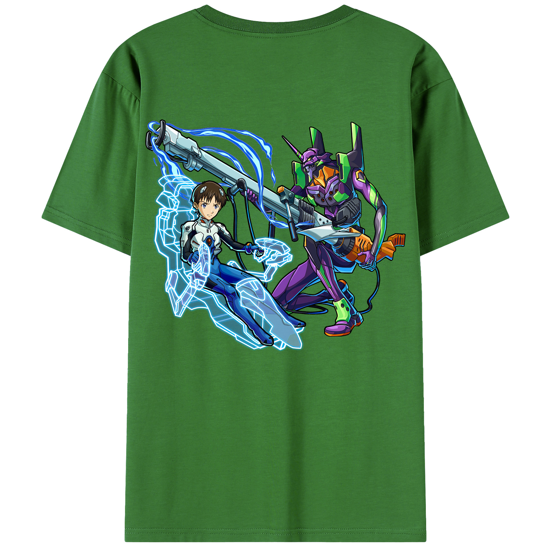 （画像用） EVA 新世紀エヴァンゲリオン レディース半袖Tシャツ(バックプリント)